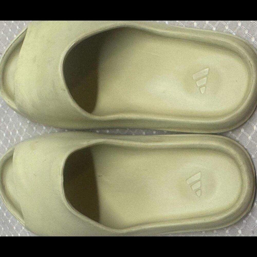 Adidas Green Slide Sandals